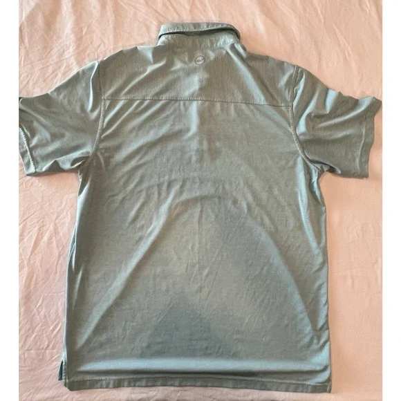 VINEYARD VINES LG Set of 2- Performance Polo Shirts Mens Blue Green Stripe Whale - Picture 15 of 15